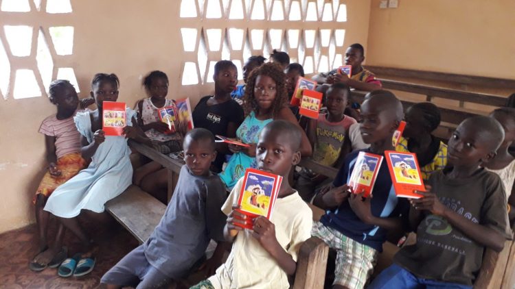 5,040 copies of the Child's Bible God speaks to his children in English for the Parish of St Teresa of the Child Jesus in Bo