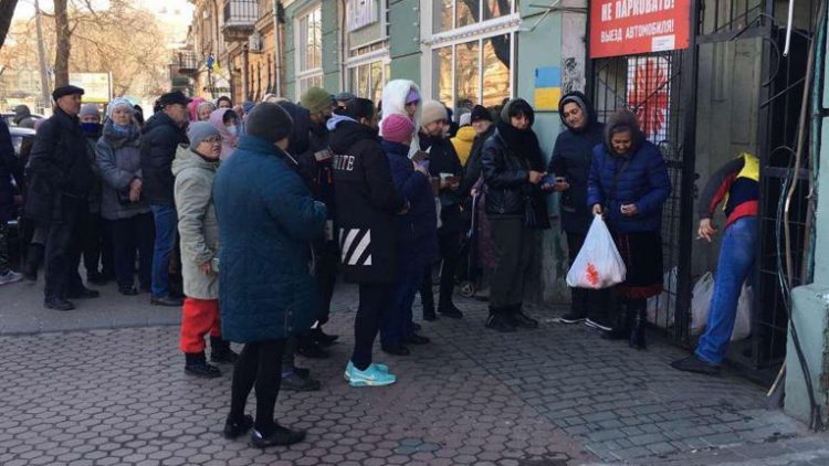 The Diocese of Odesa-UCR distributes humanitarian aid