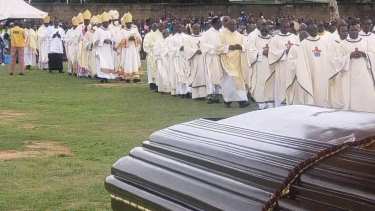 Funeral mass of bishop of Zaria George Jonathan Dodo died on Juli 8, 2022