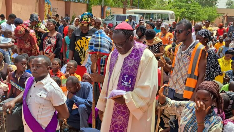 General photos of Bishop Matthew Hassan Kukah in his diocese Sokoto in Nigieria