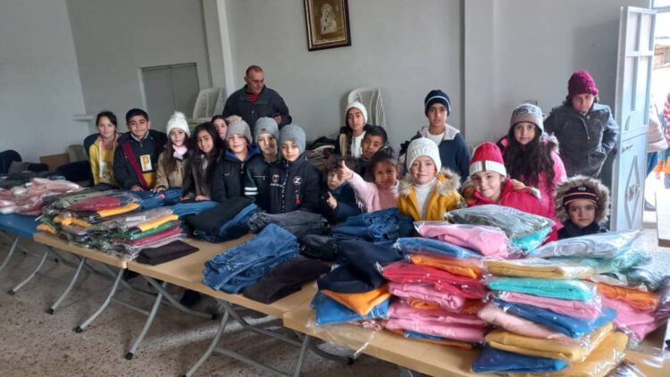 Christmas gifts (clothes ) for the children in Damascus, Aleppo, Homs, Hama, Kameshli, Hassakeh, Swidaa, Horan, Wadi Al Nadara- 2022