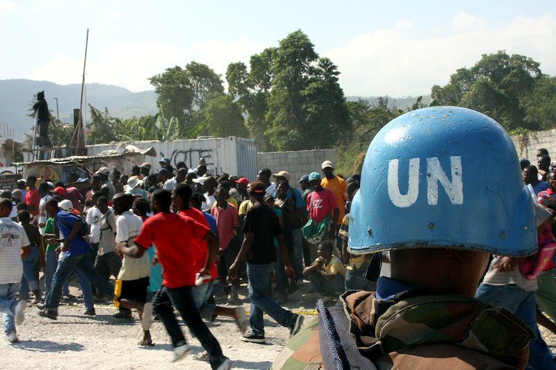 Seminarie geplunderd op Haïti