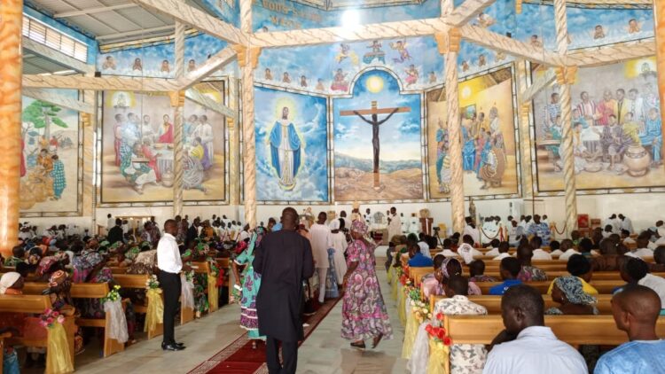 2024 ordination of priests in the new cathedral of Maroua (diocese Maroua-Mokolo, Cameroon)