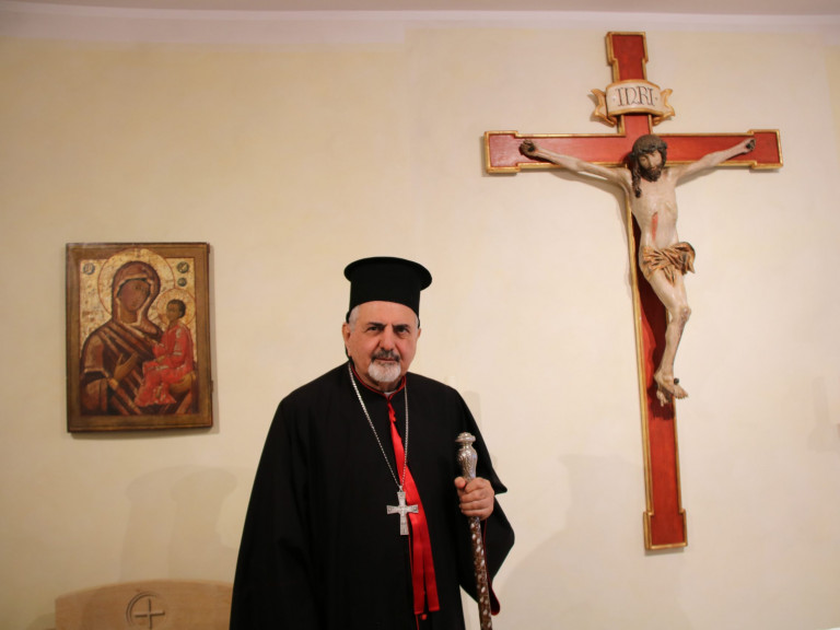 Visit of the Syriac Catholic Patriarch Ignace III to ACN in Germany