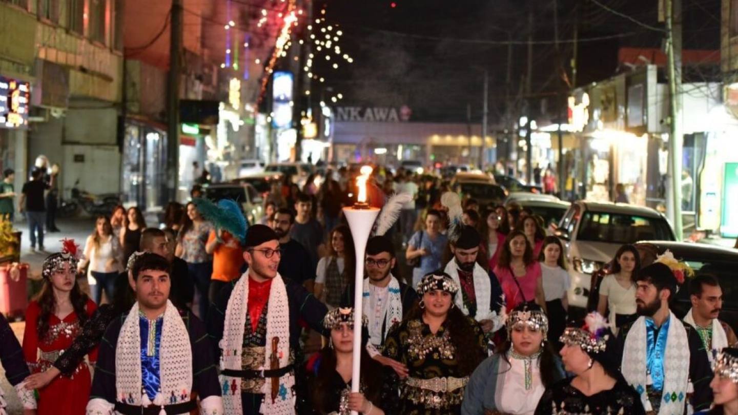 processe in Erbil bij oecumenische feestdag