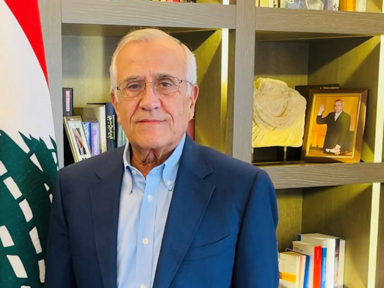 Photos of Michael Suleiman a former President of Lebano