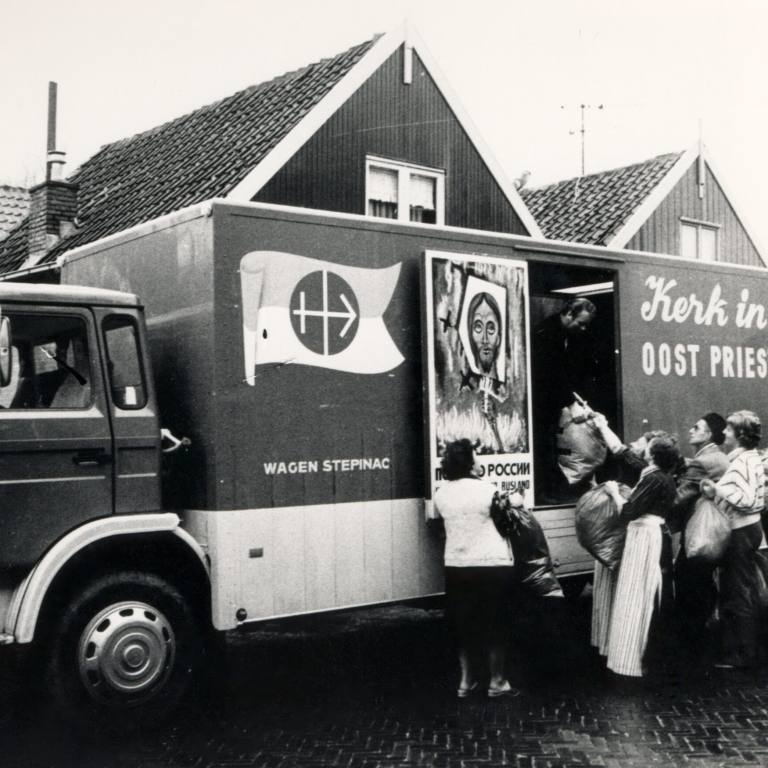 Chapel truk in Volendam (Netherlands)