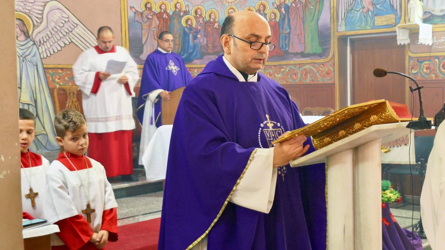 Heilige Mis op de eerste zondag van Advent - foto Heilige Familie parochie Gaza