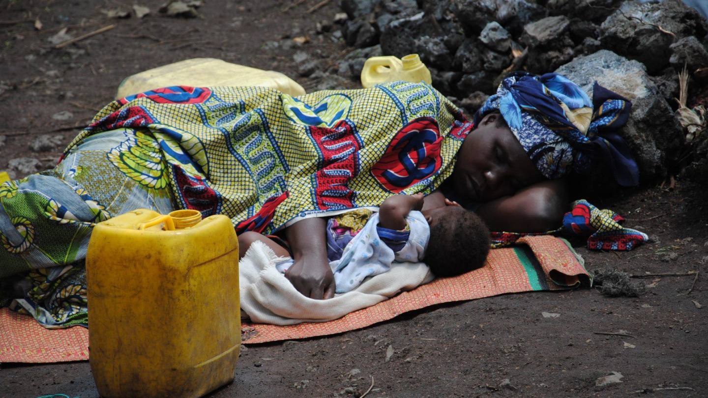 In Congo zijn miljoenen mensen op de vlucht als gevolg van de conflicten.