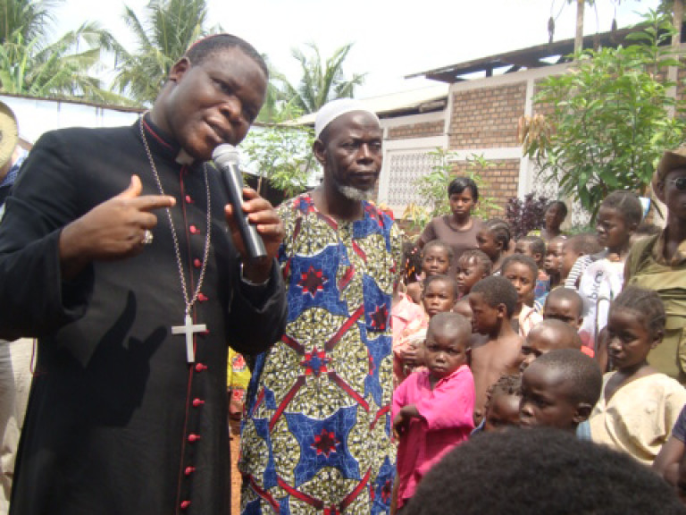 Central African Republic 2014: Refugee Camp at Carmelite Monastery at Bangui