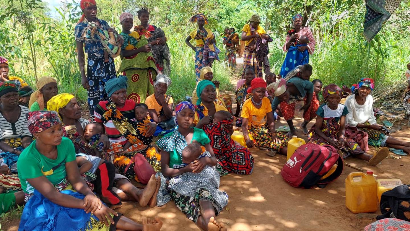 Emergency help for the displaced persons in Cape Delgado, 2024