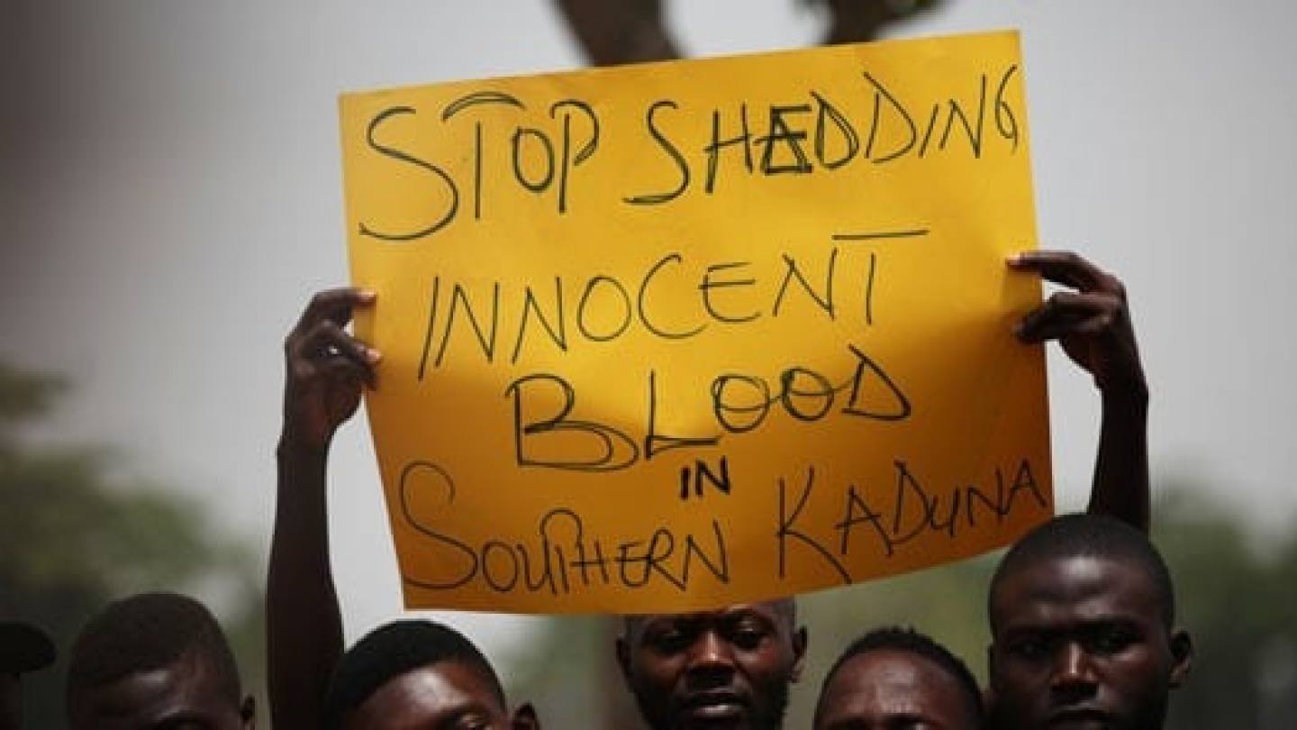 After the attacks by Herdsmen militia in Kajuru Local Government Area - Kaduna State - Nigeria in 2019